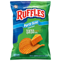 Ruffles Queso Cheese Flavored Potato Chips Party Size