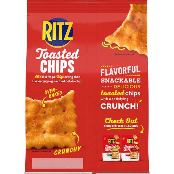 Ritz Toasted Chips Sweet Habanero Crackers, Party Snacks 8.1 oz