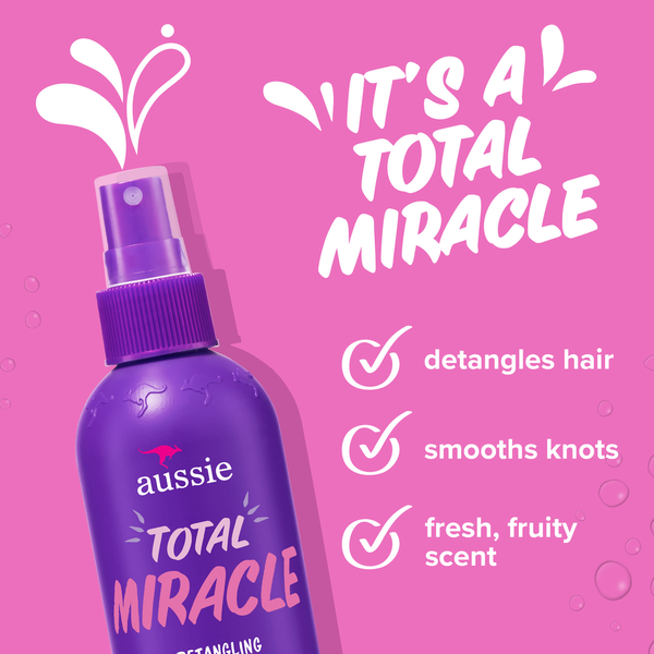 Aussie Detangling Spray – Total Miracle Detangler with Apricot Oil
