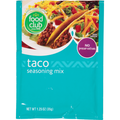 Food Club Seasoning Mix, Taco