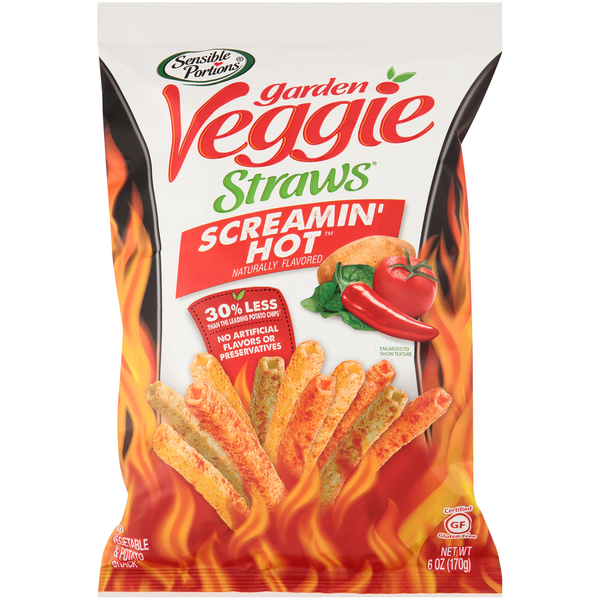 Sensible Portions Screamin' Hot Vegetable & Potato Snack