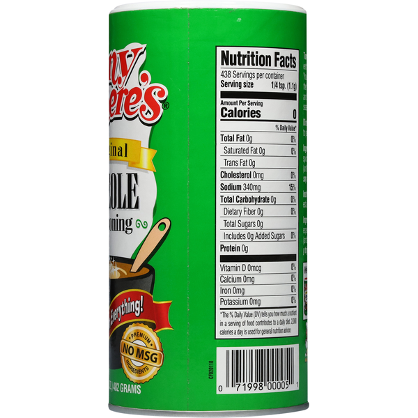Tony Chachere's The Original Creole Seasoning