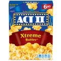 ACT II Xtreme Butter Microwave Popcorn, 6 Pack