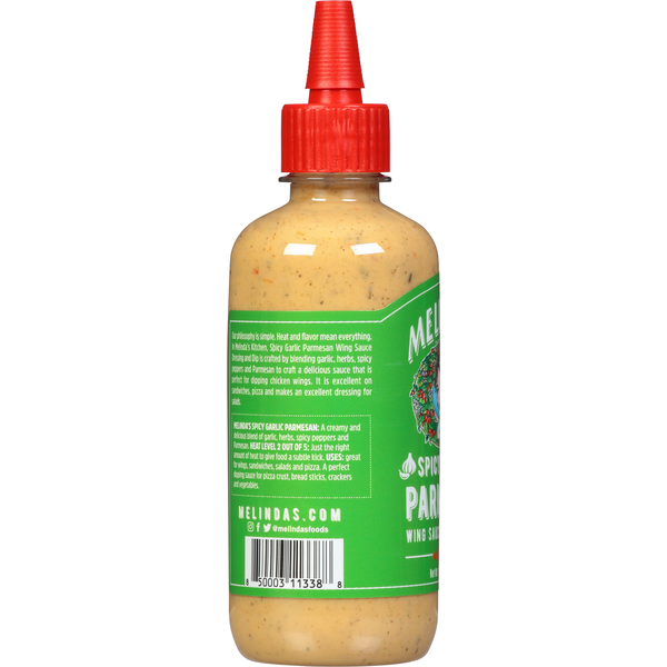 Melinda's Wing Sauce & Condiment, Spicy Garlic Parmesan