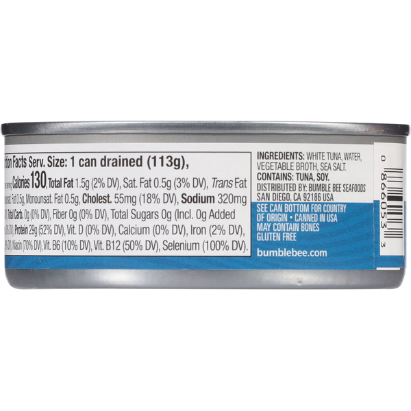 Bumble Bee Solid White Albacore Tuna in Water