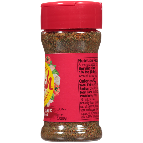 Dash Tomato Basil Garlic Salt-Free Seasoning Blend