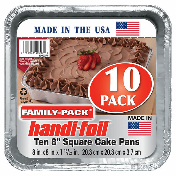 Handi-foil 8" Square Cake Pans