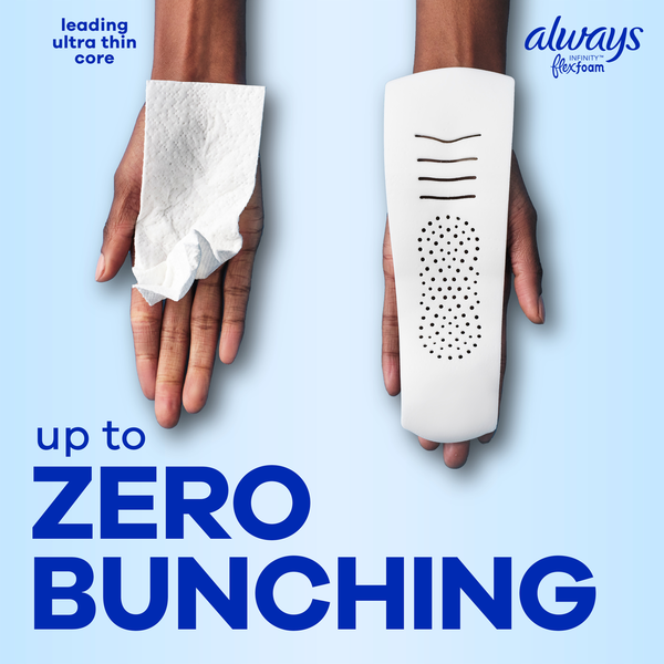 Always Infinity Size 1 Regular Sanitary Pads with Wings