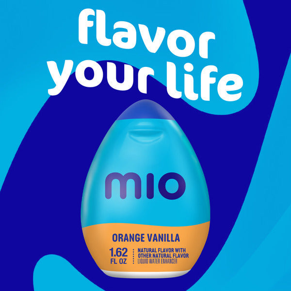 MiO Vitamins Orange Vanilla Naturally Flavored Liquid Water Enhancer Drink Mix