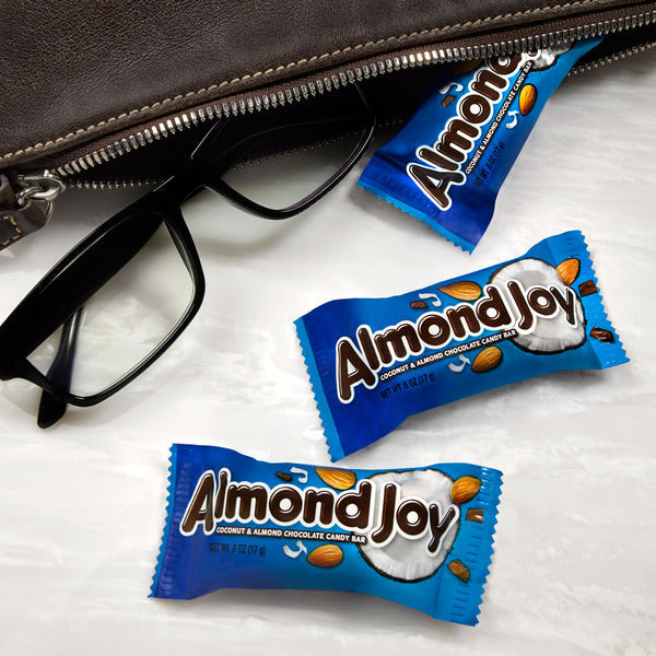 ALMOND JOY Coconut and Almond Chocolate Snack Size, Candy Bag, 11.3 oz