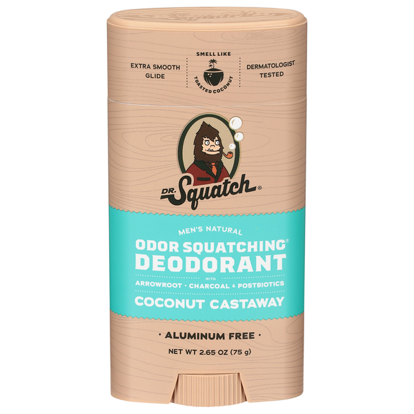 Dr. Squatch Aluminum Free Men's Natural Odor Squatching Deodorant