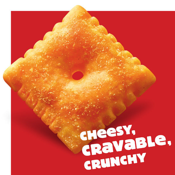 Cheez-It Extra Cheesy Cheese Crackers, Baked Snack Crackers, 12.4 oz