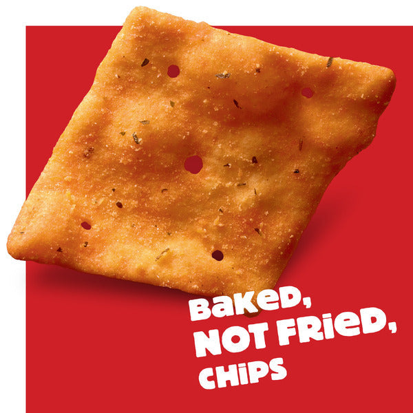 Cheez-It Snap'd Cheddar Sour Cream and Onion Cheesy Baked Chips, Lunch Snacks, 7.5 oz