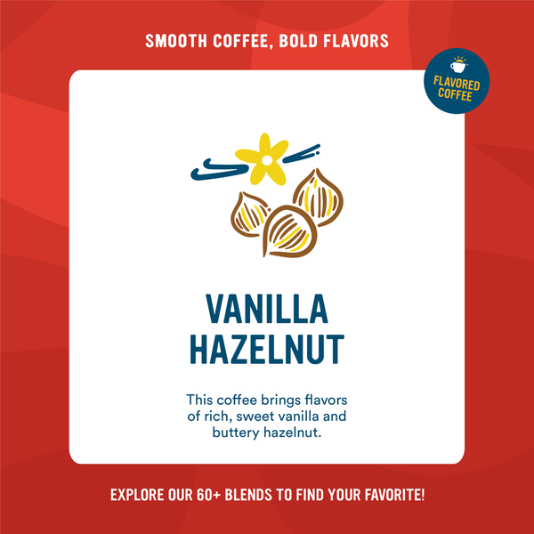 Cameron's Coffee Bag, Flavored, Vanilla Hazelnut Light Roast Ground Coffee