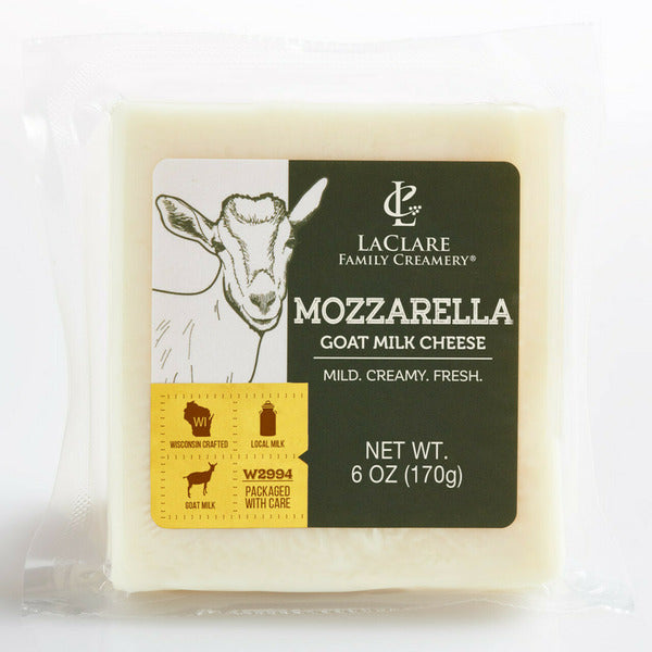 LaClare Family Creamery Mozzarella, Goat Milk Cheese