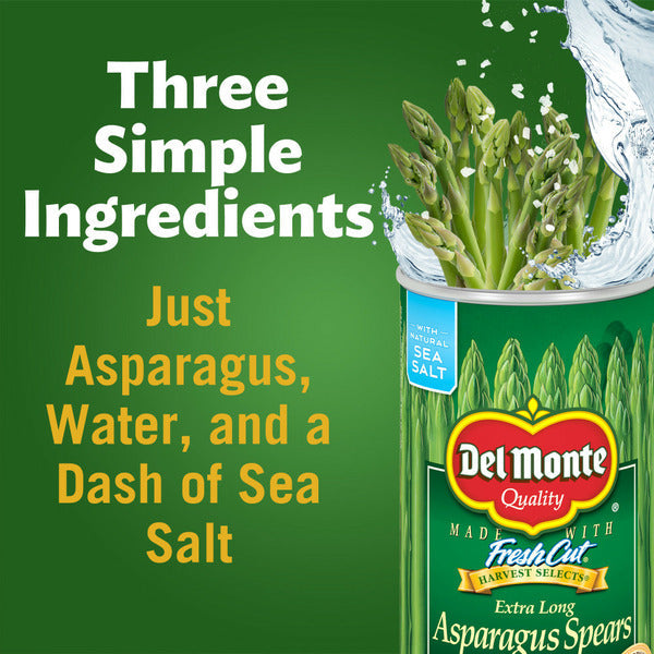 Del Monte FRESH CUT Extra Long Asparagus Spears, Canned Vegetables