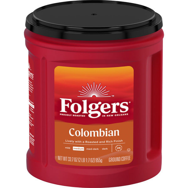 Folgers Colombian Ground Coffee, Medium Roast
