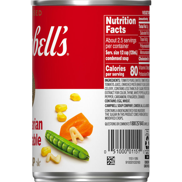Campbell's Vegetarian Vegetable Soup