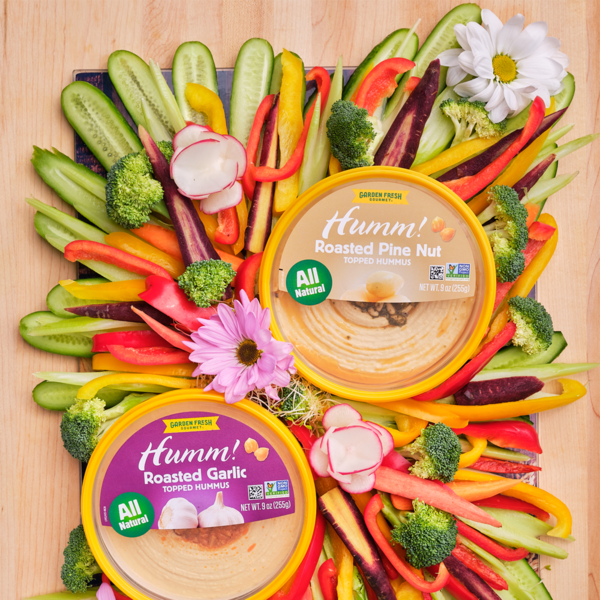 Garden Fresh Gourmet Humm! Roasted Garlic Premium Hummus