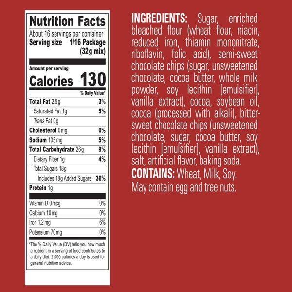GHIRARDELLI Double Chocolate Premium Brownie Mix, Includes Chocolate Chips