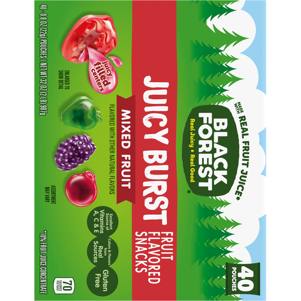 Black Forest Juicy Burst Mixed Fruit Fruit Flavored Snacks