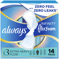Always Infinity Extra Heavy Sanitary Pads with Wings Unscented