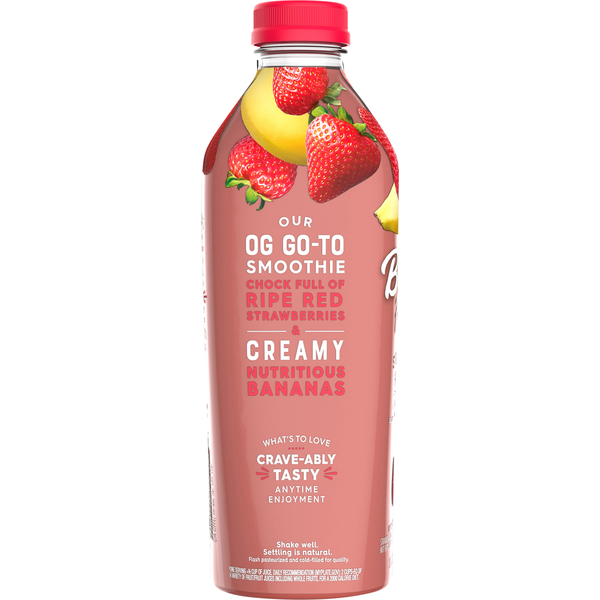 Bolthouse Farms Strawberry Banana 100% Fruit Juice Smoothie