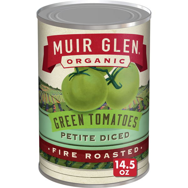 Muir Glen Organic Petite Diced Fire Roasted Green Tomatoes