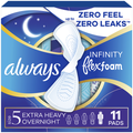Always Infinity Overnight Pads, Size 5
