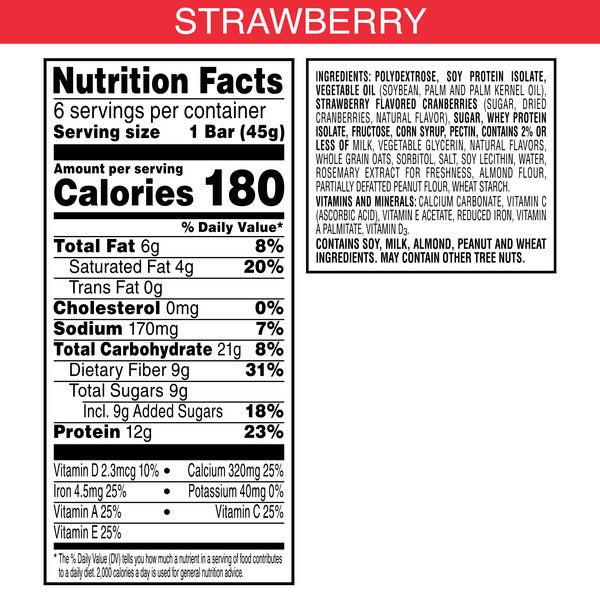 Special K Bar Strawberry Protein Meal Bars