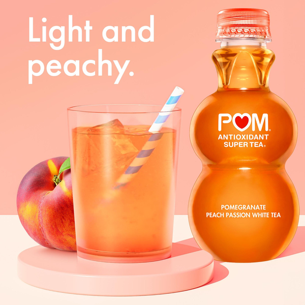 POM Wonderful Super Tea, Pomegranate Peach Passion White Tea