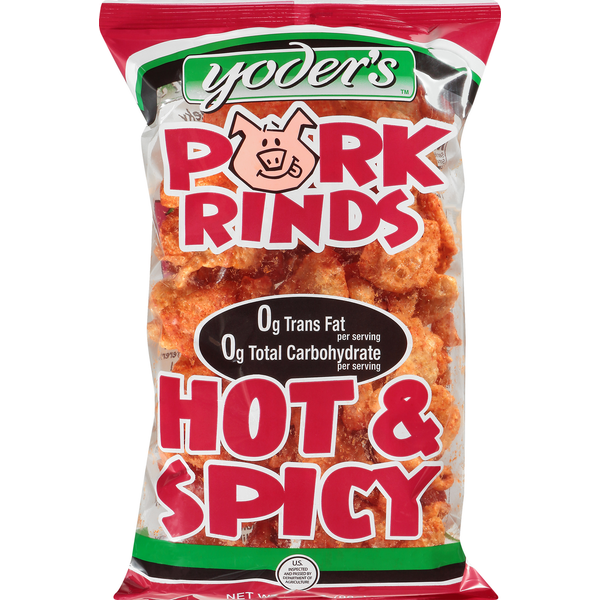 Yoder's Pork Rind Hot & Spicy