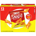 Cheez-It Snap'd Double Cheese Cracker Chips, Thin Crisps, 12 Packs
