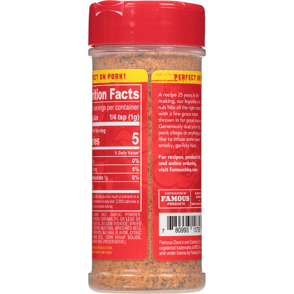 Famous Dave's Rib Rub