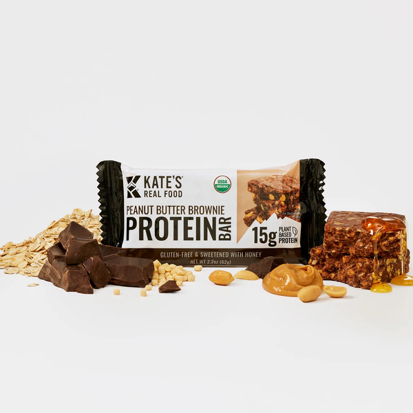 Kate's Real Food Peanut Butter Brownie Protein Bar