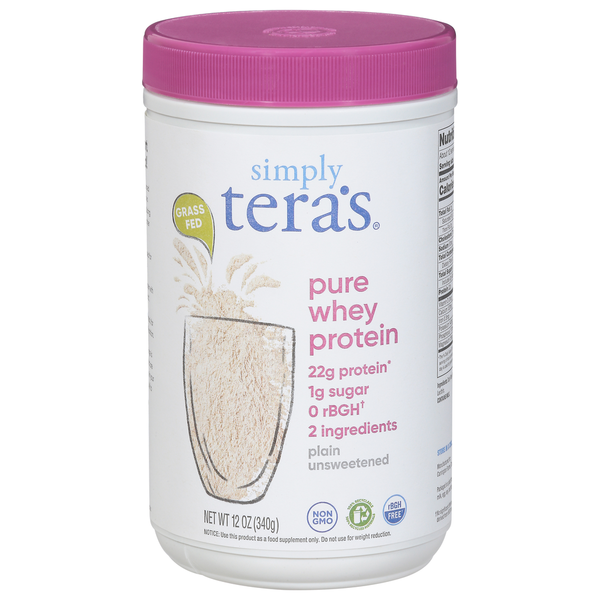 Simply Tera's Whey Protein, Pure, Plain Unsweetened