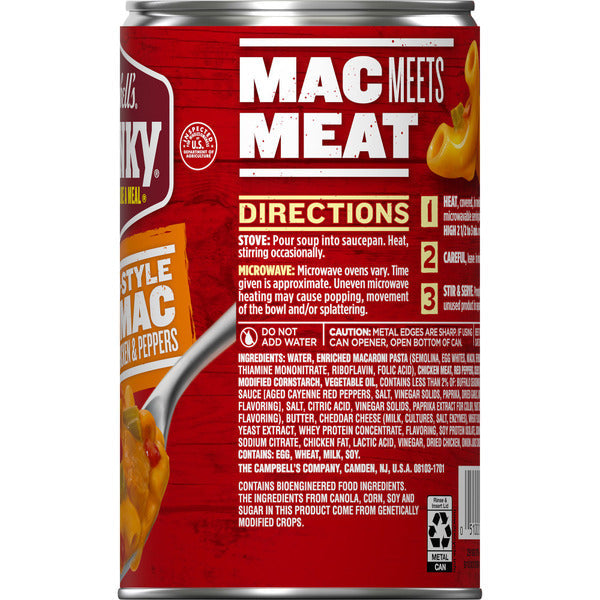 Campbell's Buffalo-Style Chicken Mac Soup