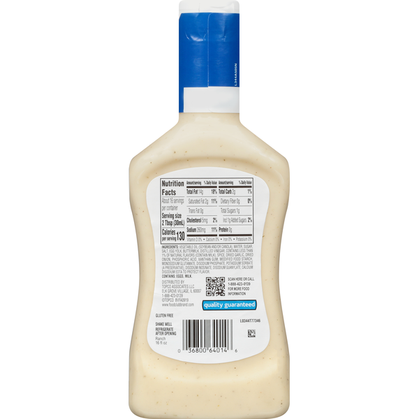 Food Club Ranch Dressing