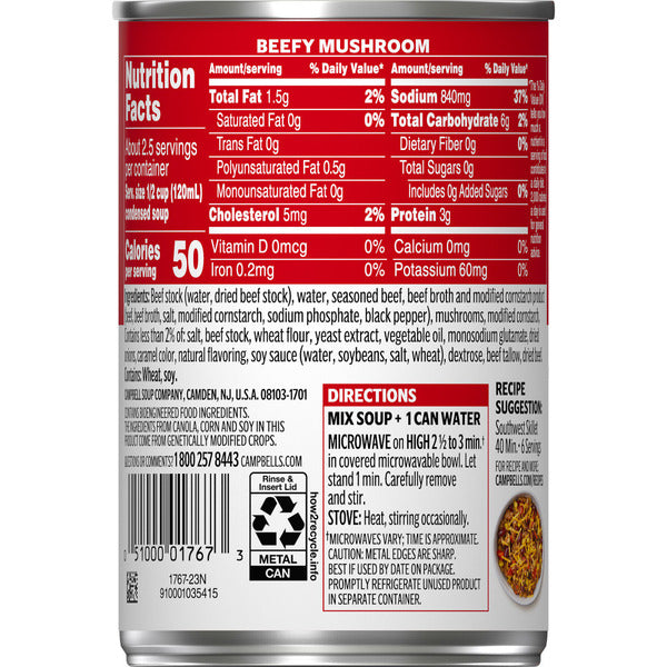 Campbell's Beefy Mushroom Soup