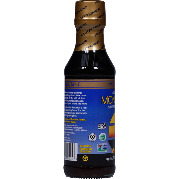San-J Stir-Fry & Marinade, Gluten Free, Mongolian