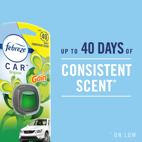 Febreze Car Odor-Fighting Air Freshener Vent Clip, Hawaiian Aloha, 1 count