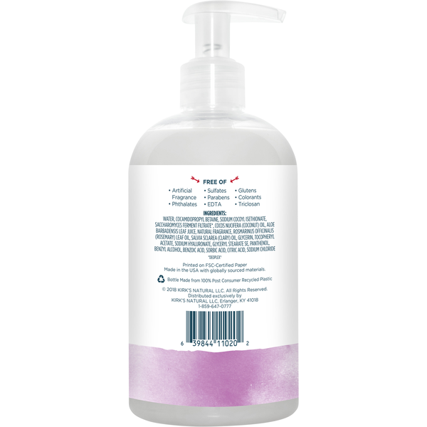 Kirk's Hydrating Rosemary & Sage Hand Wash