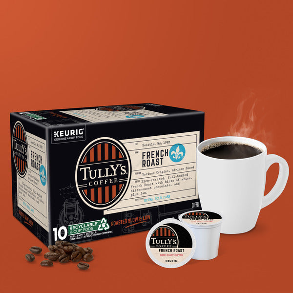 Tully's Coffee French Roast K-Cup Pods
