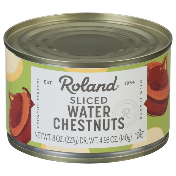 Roland Foods Water Chestnuts, Mild Flavor, Sliced