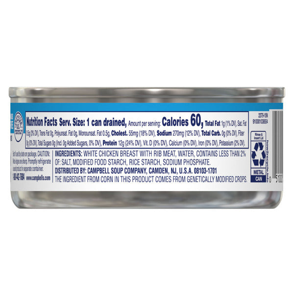 Swanson's White Premium Chunk Canned Chicken Breast in Water