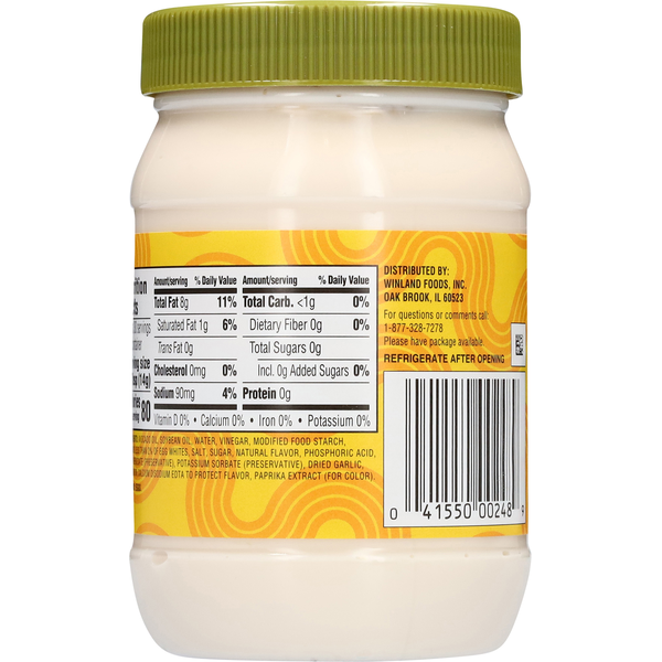 No Yolks Egg White Mayo Dressing with Avocado Oil