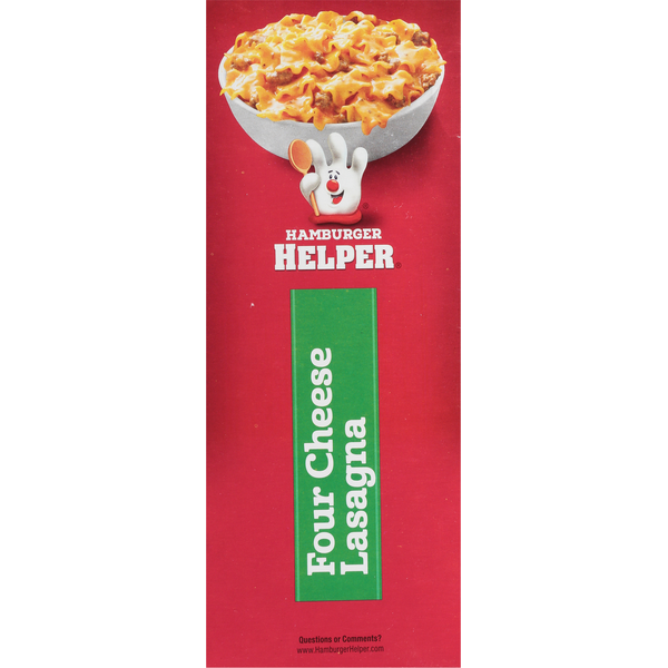 Hamburger Helper Four Cheese Lasagna, Robust Tomato & Herb Flavor, Value Size