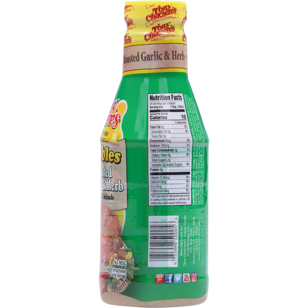 Tony Chachere's Injectable Roasted Garlic & Herb Marinade