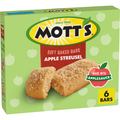 Mott’s Soft Baked Bars, Apple Streusel, Made with Applesauce, 6 Ct