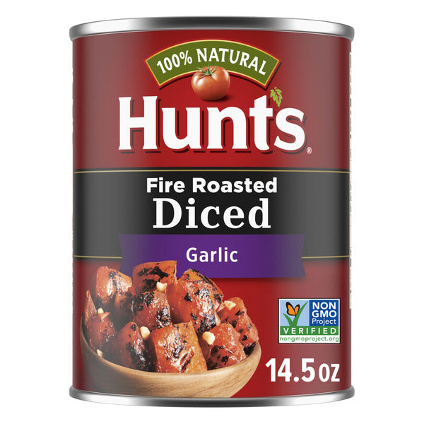 Hunt's Fire Roasted Diced Tomatoes with Garlic